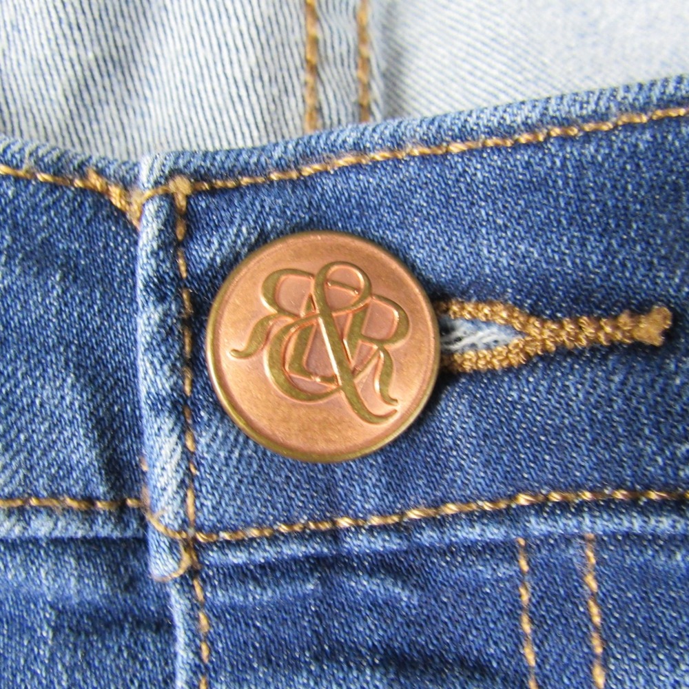 Rock & Republic High Roller Jeans Womens 14M Blue Skinny High Rise - Picture 8 of 12